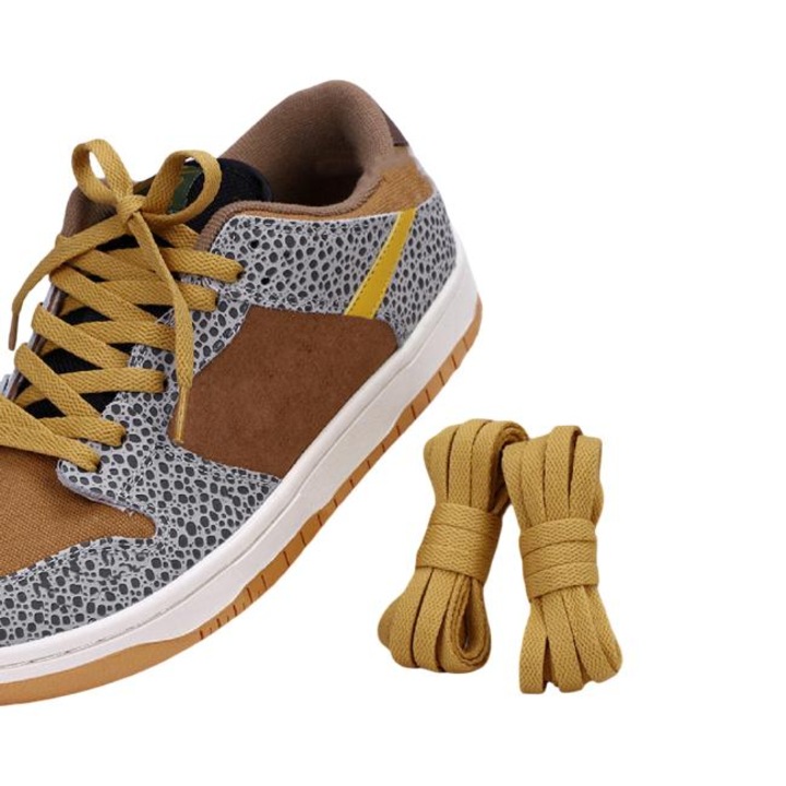 Sireturi sport plate, 120cm, maro deschis