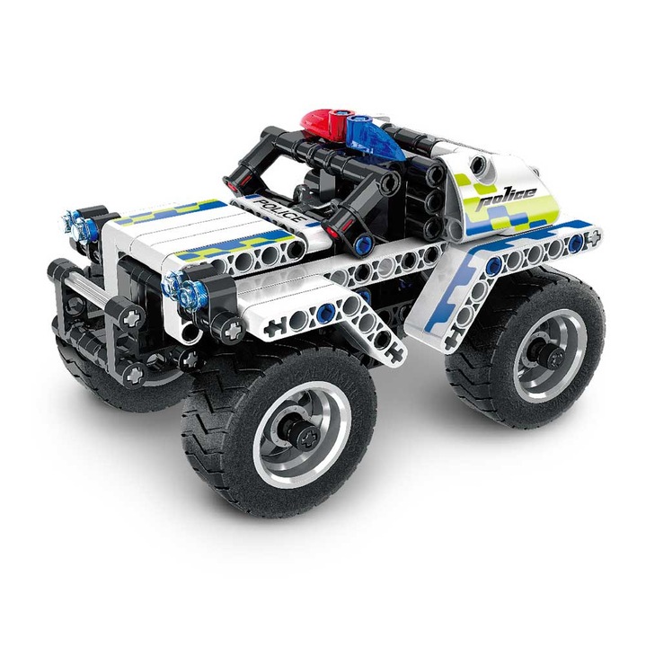 Детски пластмасов конструктор iM.Master Полицейски джип, 199 части