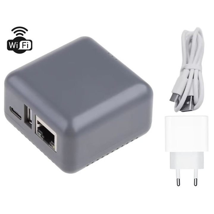 Server de imprimare Wireless Active, USB 2.0, 100mbps, RJ-45