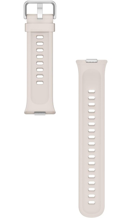 Каишка Huawei за часовник HUAWEI Watch FIT 3, регулируема, дишащ дизайн, бял флуороеластомер