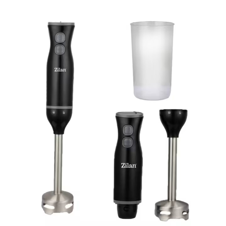 Mixer vertical pentru amestecare, 250W, 2 trepte, pahar 700ml, lame din otel inoxidabil, pahar gradabil inclus