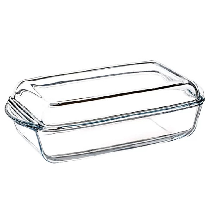 Set Elegant BORCAM din Sticla Termorezistenta – 2 Vase 1.95L si 1.375L, Perfecte pentru Cuptor si Frigider