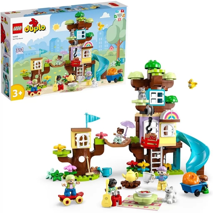 LEGO DUPLO Къща на дърво 3 в 1, 10993