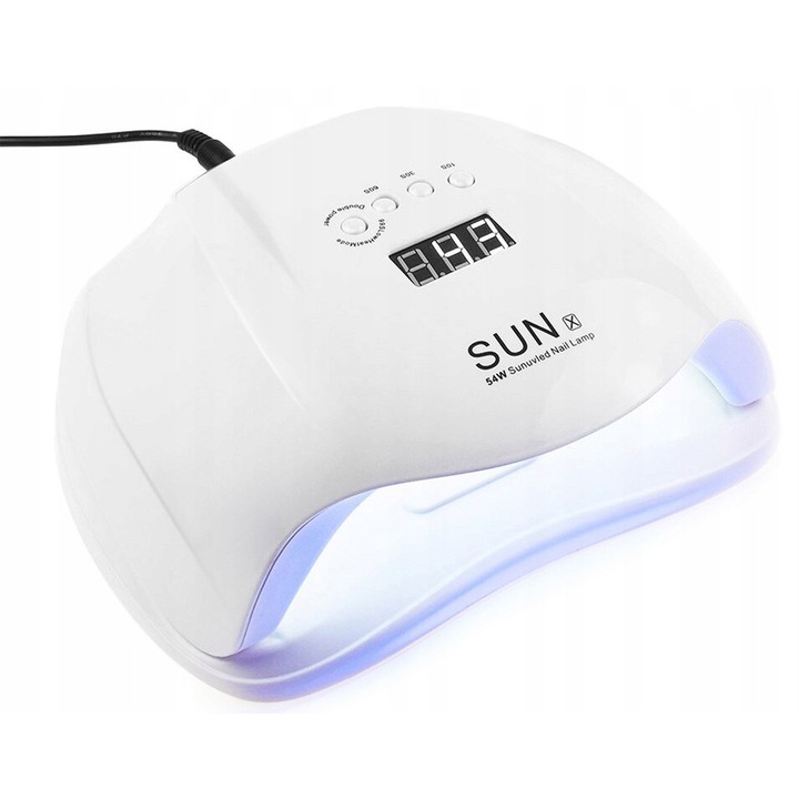 Lampa UV LED 54W profesionala cu 36 diode timer 10/30/60/99s senzor miscare