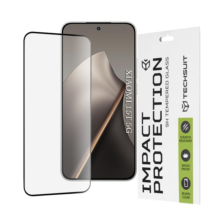 Folie pentru Xiaomi 15T, Full display, Sticla, Danex, Transparenta