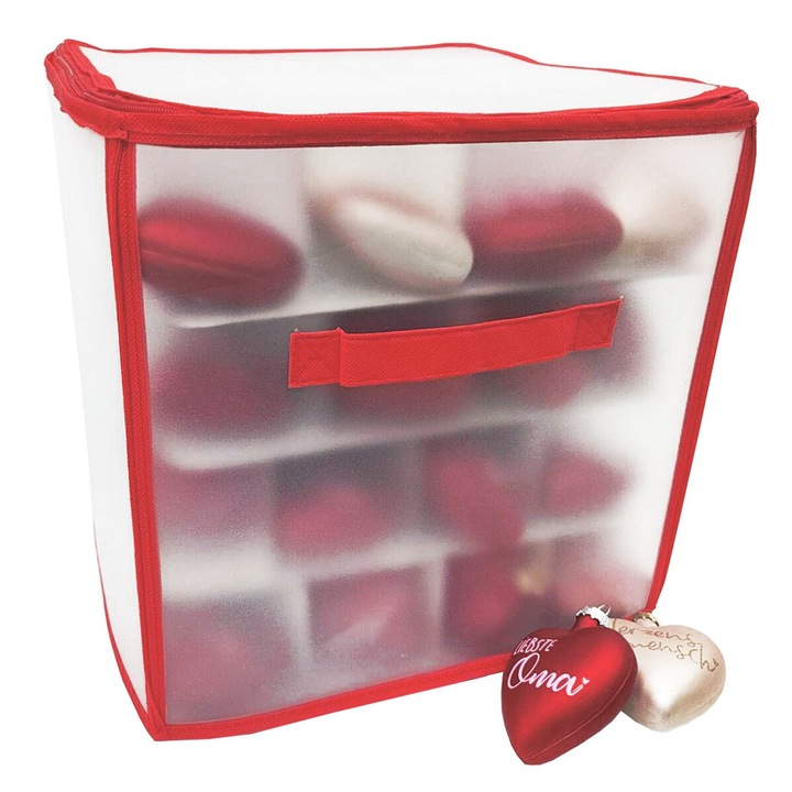 Cutie de depozitare pentru globuri de craciun 7cm 30.5x30.5x30.5cm