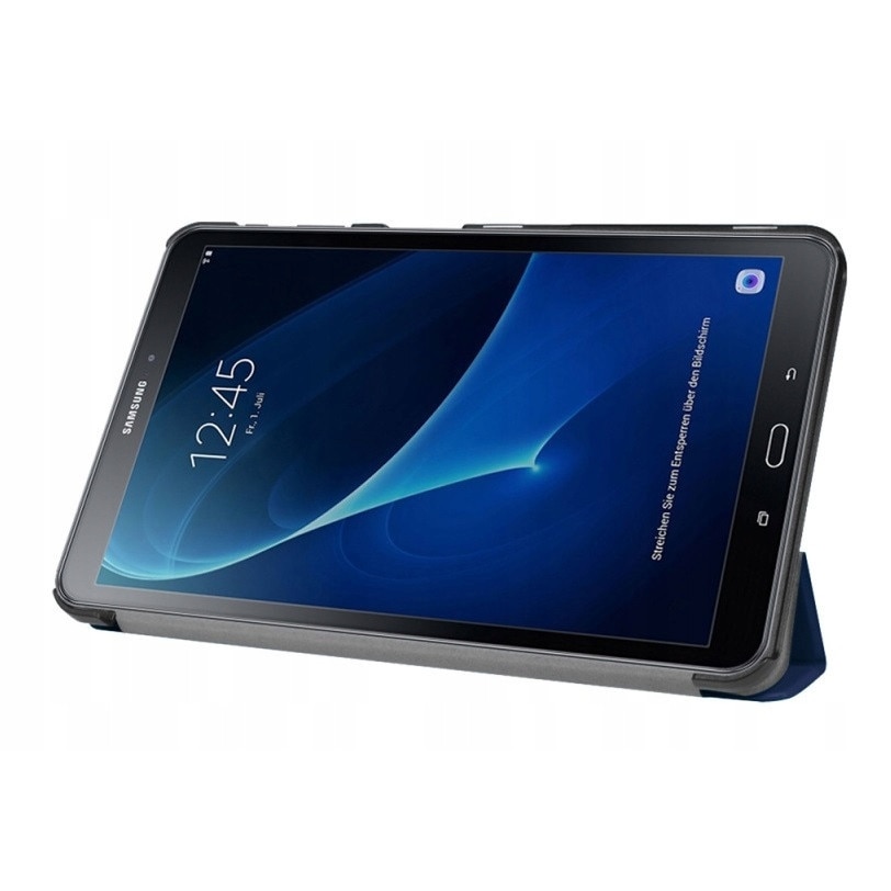 Husă protecție EtuiTab pentru tabletă Samsung Galaxy Tab A A6 10.1, neagră, ultra-subțire, cu suport