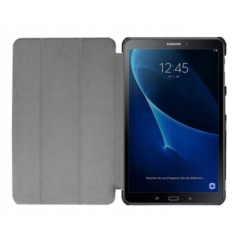 Husă protecție EtuiTab pentru tabletă Samsung Galaxy Tab A A6 10.1, neagră, ultra-subțire, cu suport