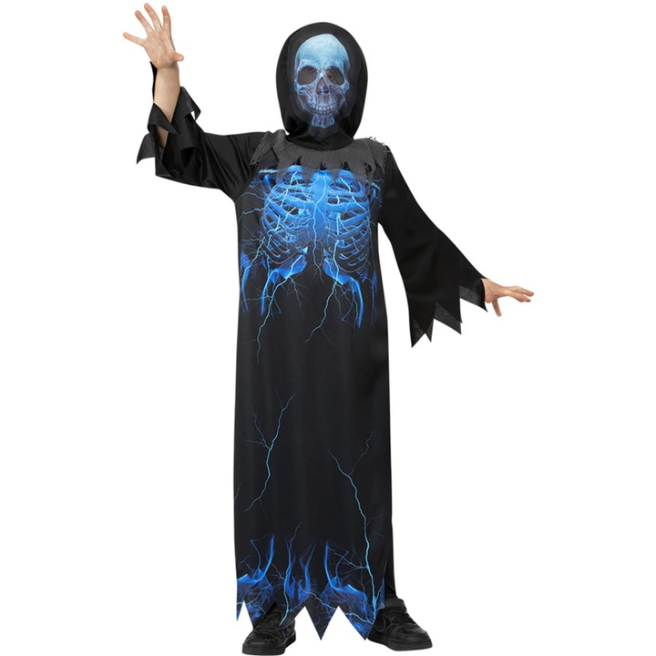 Костюм скелет, Smiffys, L, унисекс