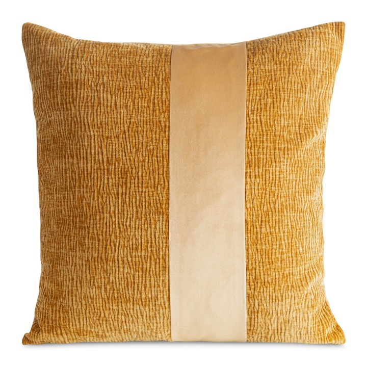 Fata de perna CARLA 45 x 45 galben mustar Eurofirany