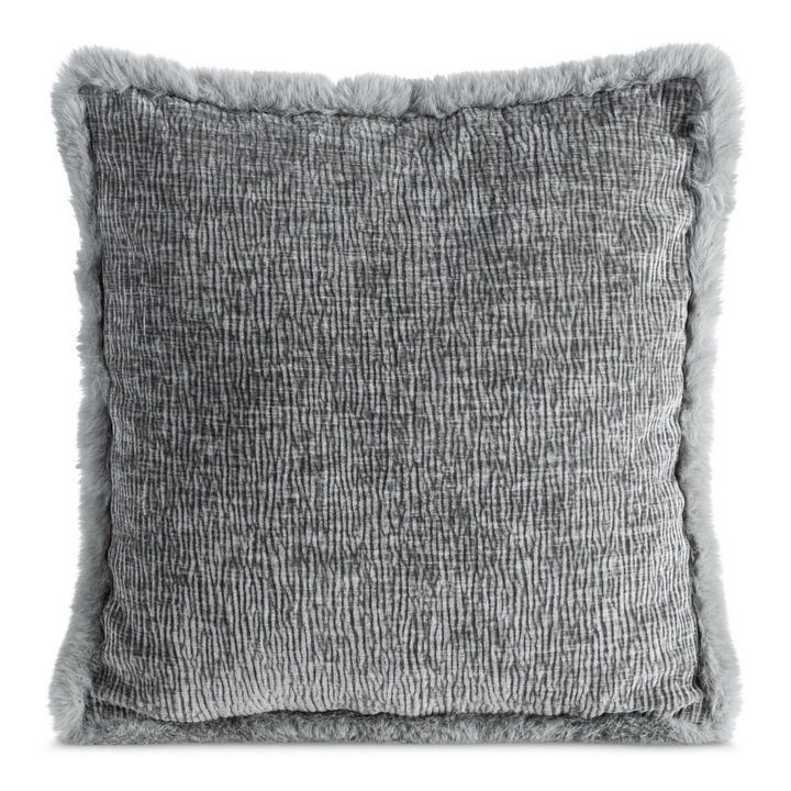 Fata de perna BLANCA 45 x 45 gri Eurofirany