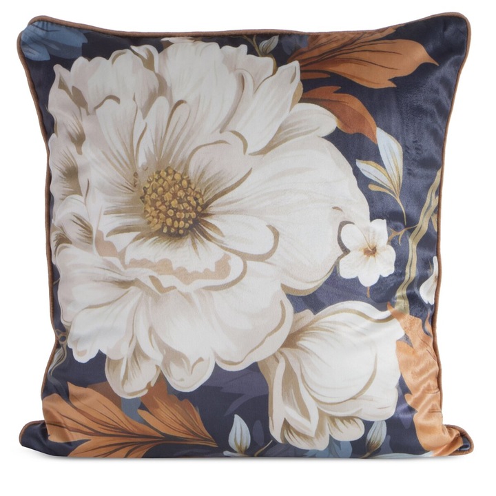 Fata de perna FIORA2 45 x 45 albastru marin Eurofirany