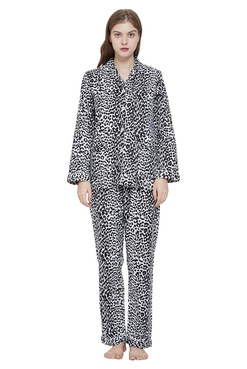 Set Pijama Dama Global Finet Carou, Animal print