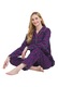Set Pijama Dama Global Finet Carou, Violet deschis