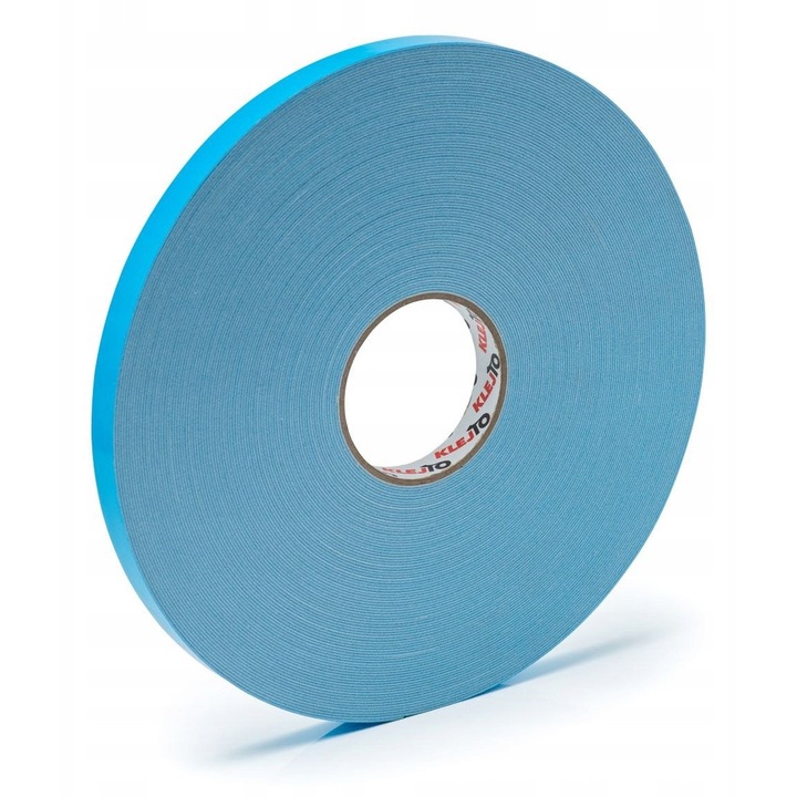 Banda Dublu Adeziva Spumoasa, Neopak, 19 mm x 50 m, Pentru Montaj Si Flexibila, Cu Adeziv Puternic Din Cauciuc, Ideala Pentru Oglinzi, Plinte Si Decoratiuni, Rezistenta La Umezeala Si Temperaturi, Universala, Alb