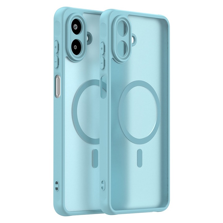 Калъф за Samsung Galaxy A07 4G Daden® HaloFrost II, MagSafe, Противоударна, Безжично зареждане, Премиум качество, Ментово зелено