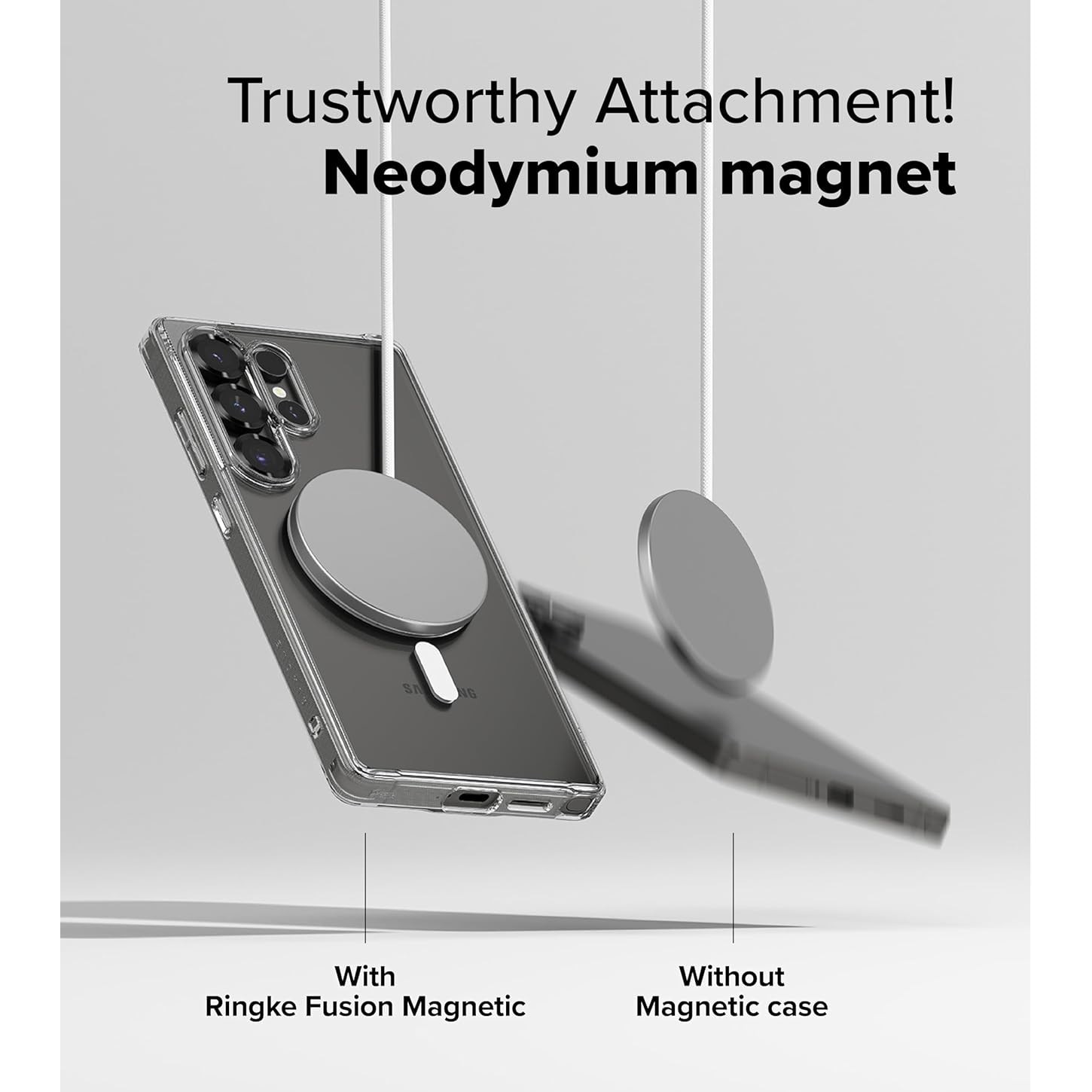 BestCase® Husa pentru Samsung Galaxy S25 Ultra, Mag Anti Shock TPU, Tehnologie MagSafe, Reinforced 4 Corners, Transparenta