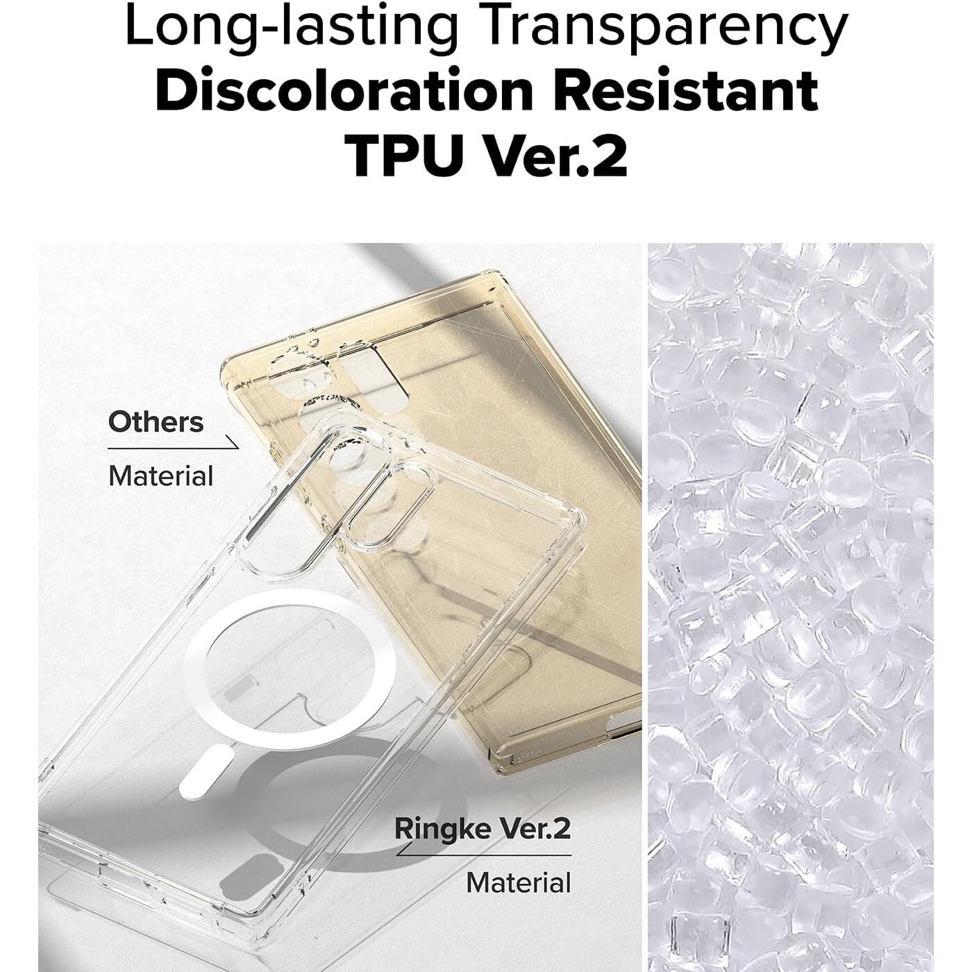 BestCase® Husa pentru Samsung Galaxy S25 Ultra, Mag Anti Shock TPU, Tehnologie MagSafe, Reinforced 4 Corners, Transparenta