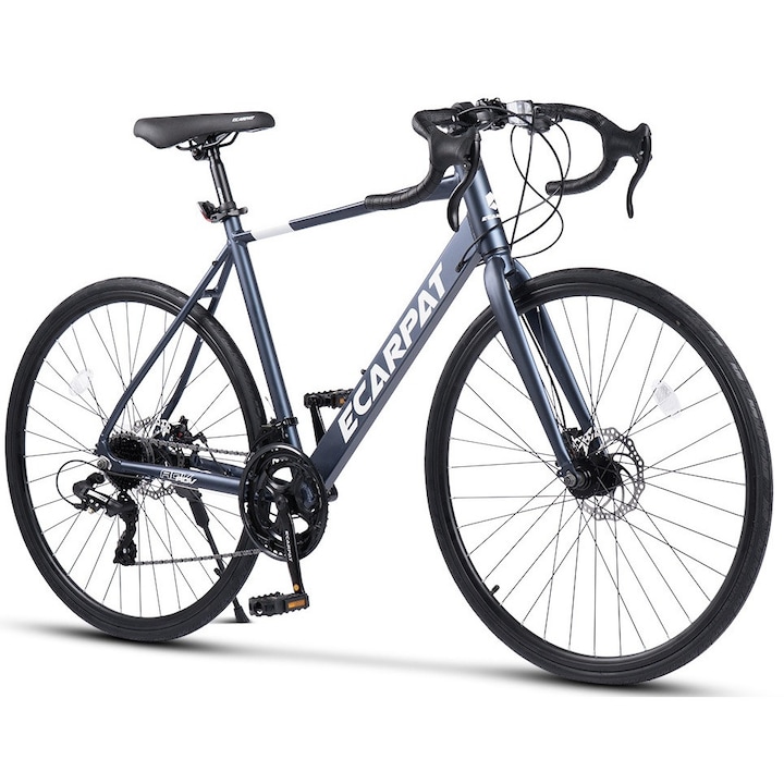 Велосипед Cyclocross ERBA28300C с 28" колела, оборудване Carpat, секвенциални команди, дискови спирачки, 16 скорости, черен, Gravel Bike E-Carpat ADV Genius с алуминиева рамка и вградени кабели