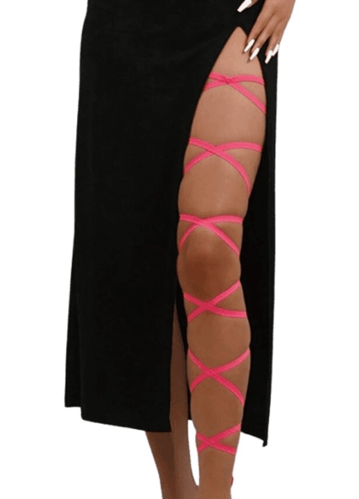 Női szexi fehérnemű kiegészítők, rózsaszín