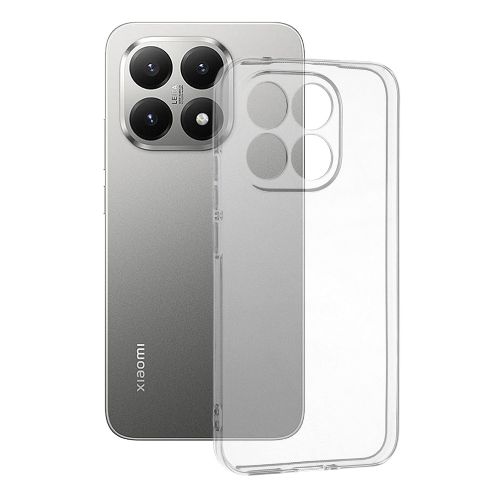Husa pentru Xiaomi 15T DaDen, silicon transparent Premium, Ultra Slim, Flexibila, Transparenta