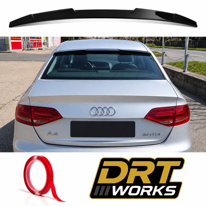 Eleron Luneta DRT WORKS pentru Audi A4 B8 (2008–2015) RS Style – ABS Negru Lucios