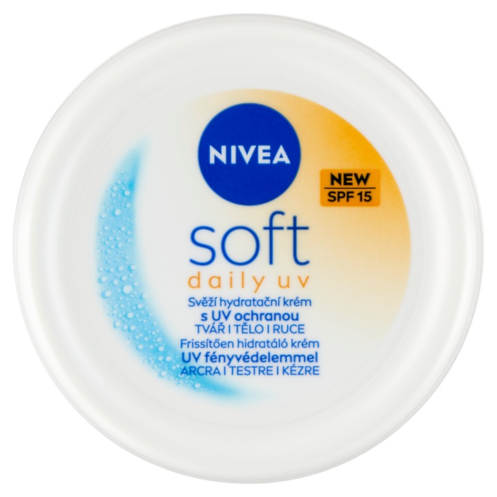 Cremă de zi cu protecție solară NIVEA Soft UV 100 ml