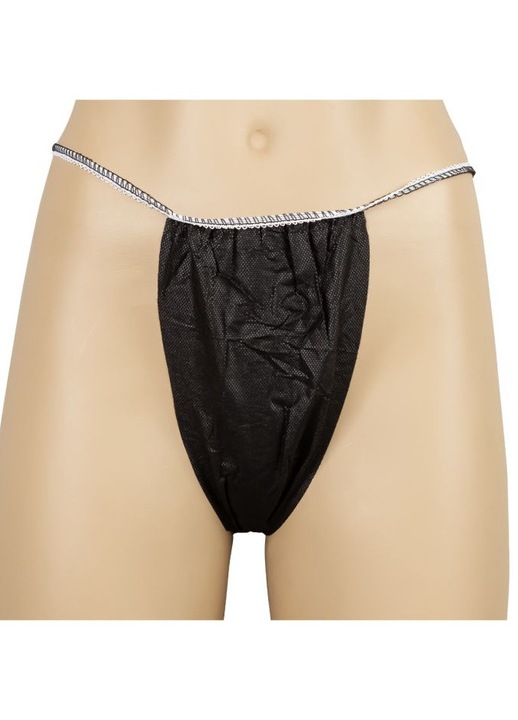 Női eldobható bikini, PRIMA, PPSB, fekete, 100 db