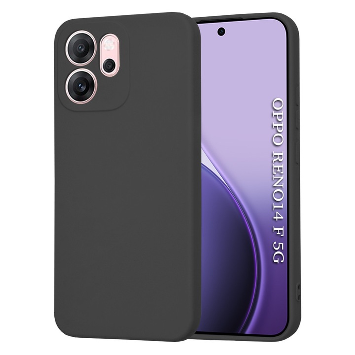 Husa telefon SoftFlex Oppo Reno14 F / Reno14 FS 5G Negru