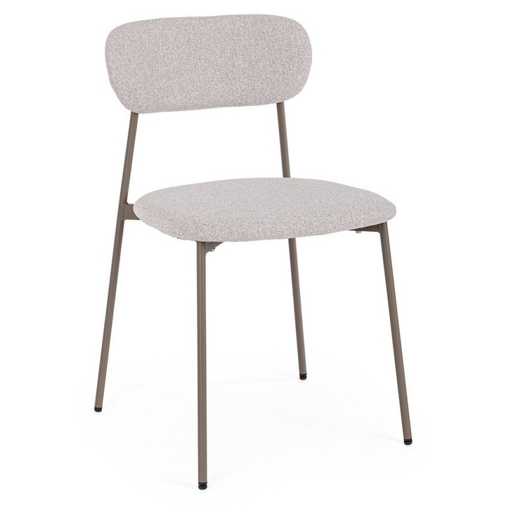 Set 4 scaune bej coffee Inka 45x49x78h