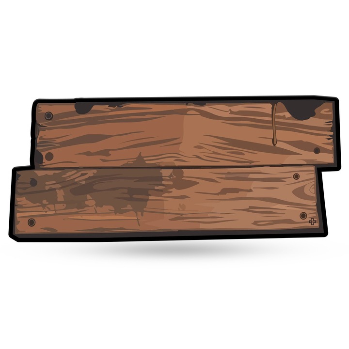 Deskmat Mousepad QwertyKey Wood 4mm margini cusute