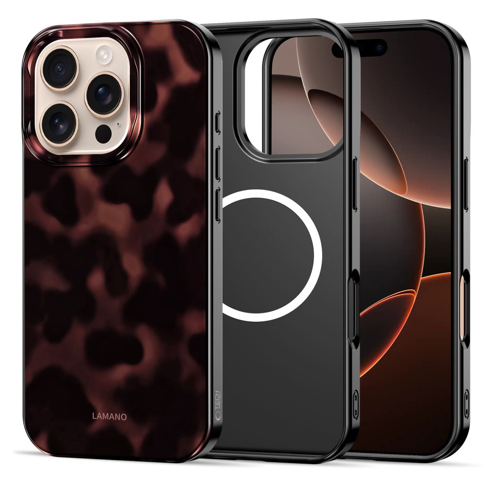 Carcasa Tech-Protect Lamano Panther cu MagSafe compatibila cu iPhone 16 Pro, Graphics
