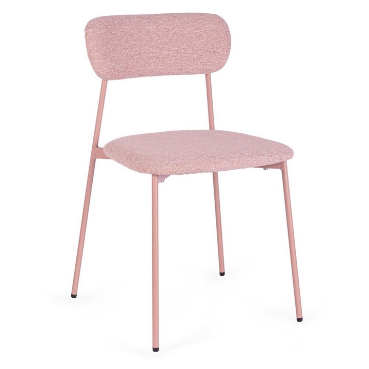 Set 4 scaune roz Inka 45x49x78h