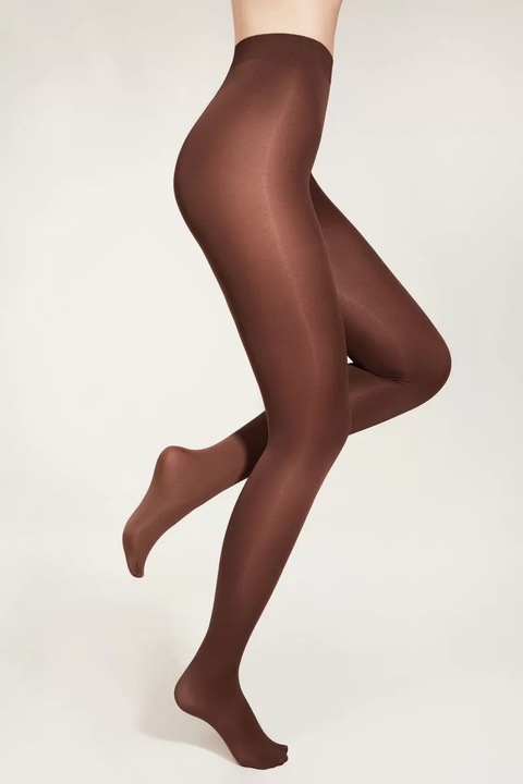 Ciorap Gros din Microfibra, Esli Astori 120 - Marrone, 3-M Standard