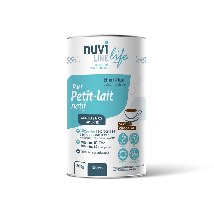 Izolat proteic din zer nativ 94%, Nuviline, ciocolata