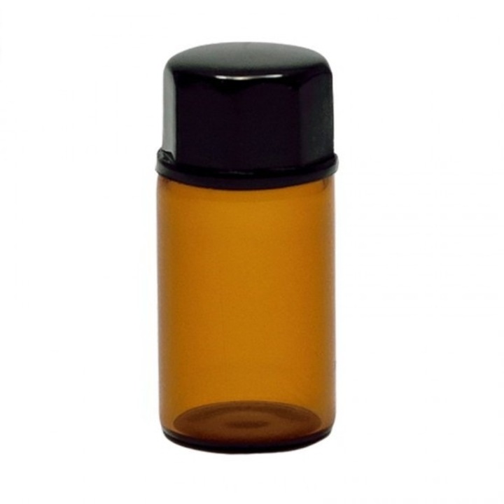 Sticla ambra, picurator si dubla inchidere, 3ml