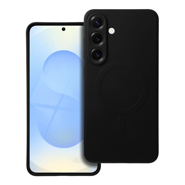 Husa MagSafe compatibila cu Samsung Galaxy S25 Black