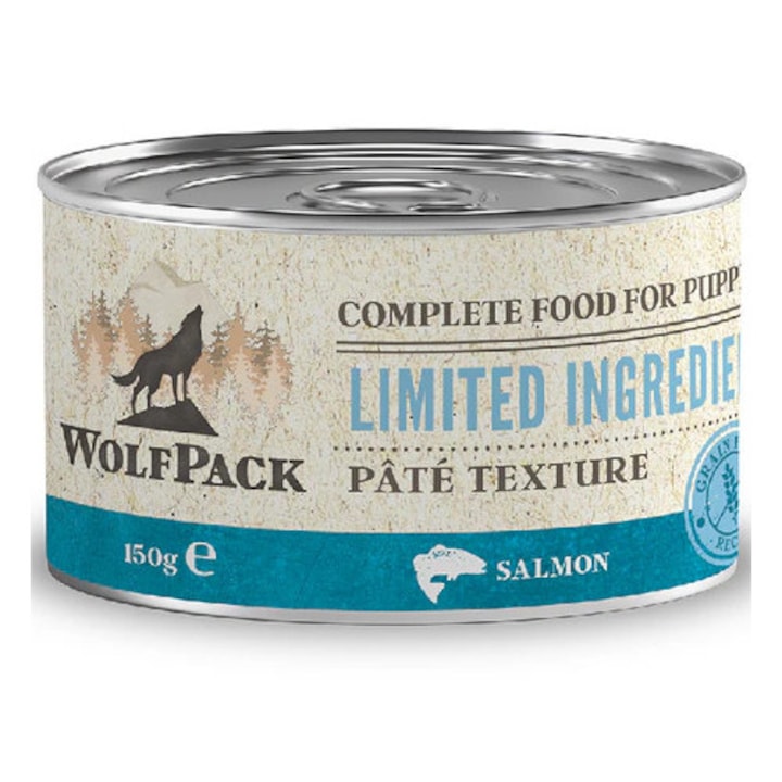 Wolfpack LTD Puppy nedves kutyaeledel lazaccal 150g