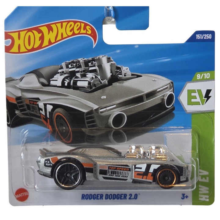 Hot Wheels Rodger Dodger 2.0 EV Gri 2025 1:64