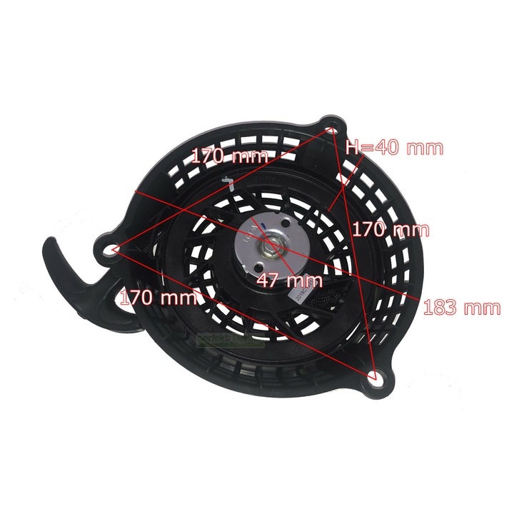 Demaror cu recul pentru masina de tuns iarba Brast BRB-RM-21224 POWER (BRB - RM - 21224 POWER)