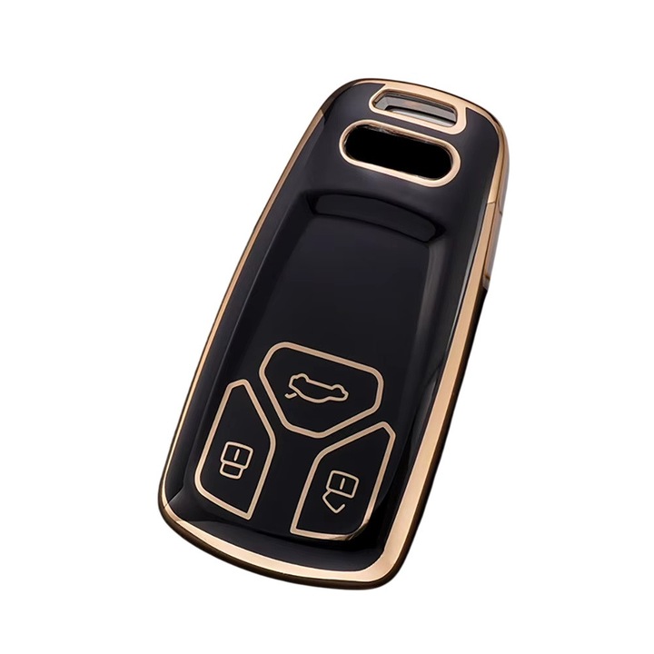 Kulcstartó Audi A4 B9 A5 A6 8S 8W Q5 Q7 4M S4 S5 S7 TT TTS TFSI fekete