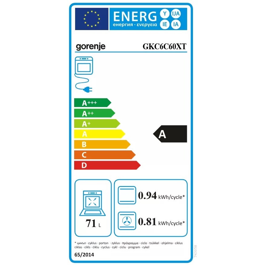 Aragaz - combinat Gorenje GKC6C60XT