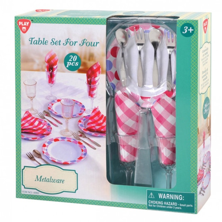 Set de joaca, PlayGo, Set tacamuri metalice
