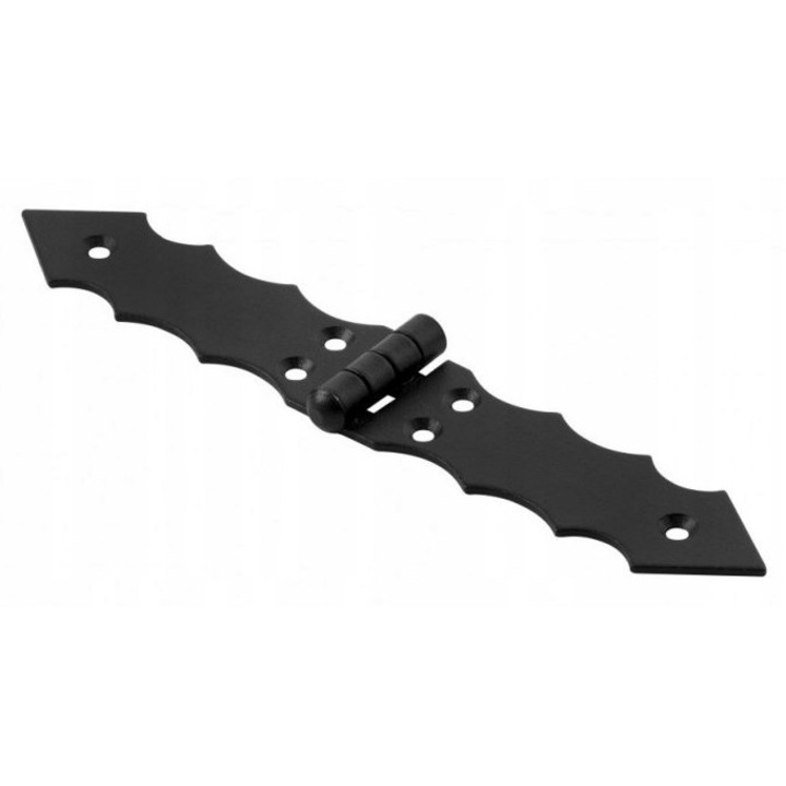 Set 10 Balama, Bkshop, Inox, Aspect Decorativ, Utilizare Pentru Mobilier, Dulapuri, Cufere, Usi, Unghi De Deschidere 180 °, Rezistent La Coroziune, Calitate Inalta, 200 x 33 mm, Negru