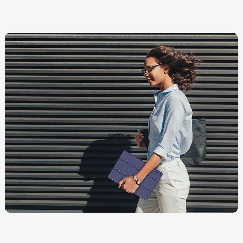 Husa Tech-Protect SmartCase compatibila cu Samsung Galaxy Tab A9 / A11 / X110 / X115 / X133 / X135, 8.7 inch, Navy Blue