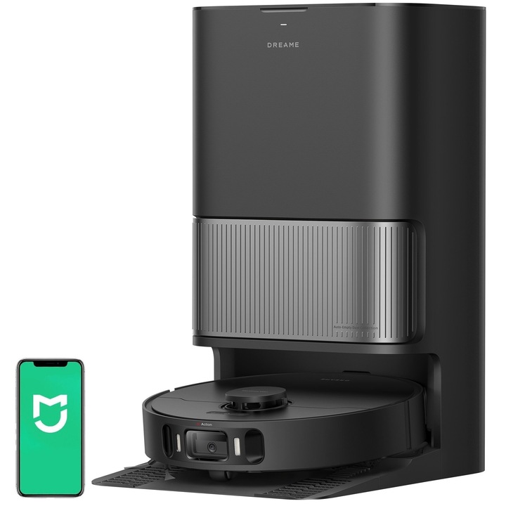 Робот прахосмукачка Dreame L40 Ultra, акумулаторен, черен, капацитет 0.4 l