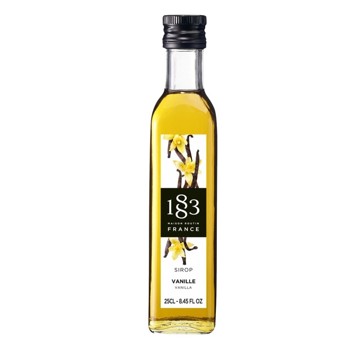 Sirop 1883 Vanilie, 250 ml, fara gluten, sticla, set 5 bucati