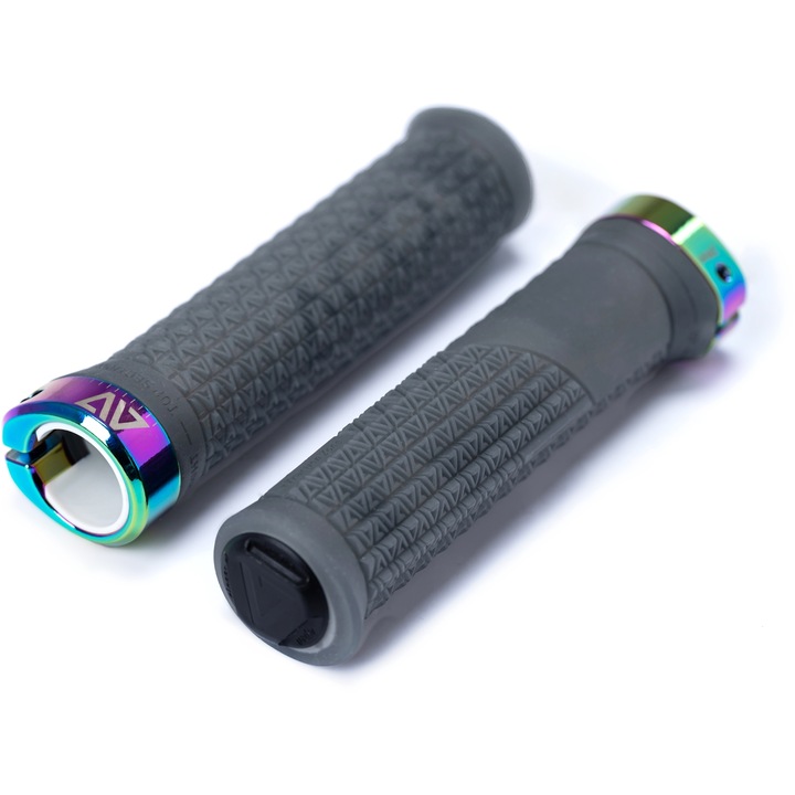 Ръкохватки ACID Icon Pro, TPE, диаметър 30 mm, дължина 140 mm, прозрачно черно