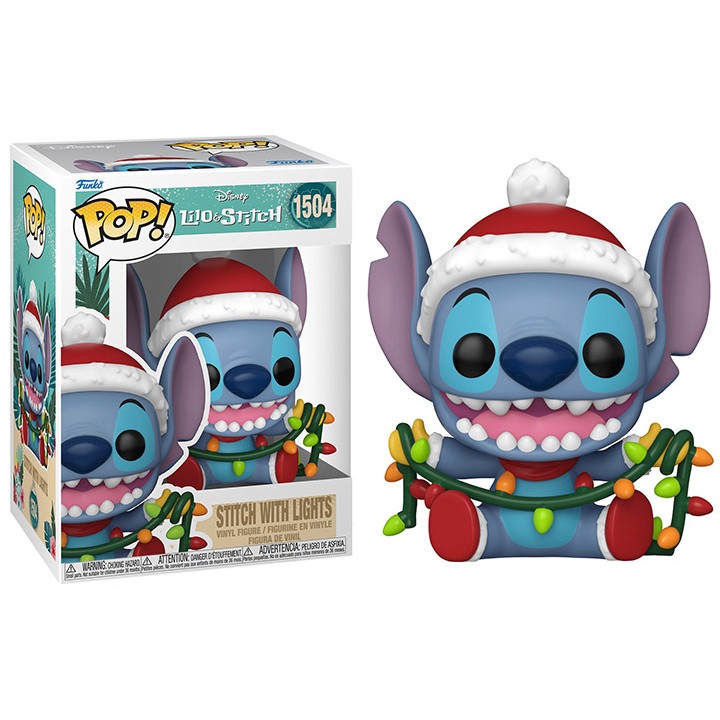 Фигурка Funko POP Lilo & Stitch 1504 Stitch със светлини, многоцветна, 10см