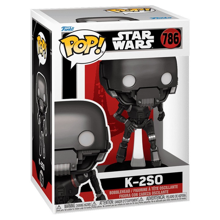 Figurina Funko POP Star Wars 786 K-2SO, multicolor, 9cm, set colectionabil